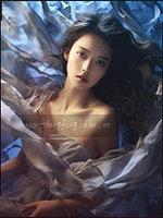 深渊回响的抽象动画剪影